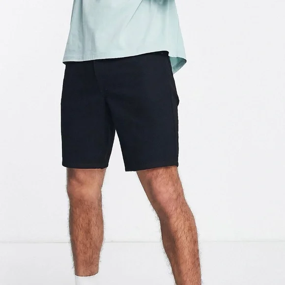 ASOS Classic Rigid Denim Shorts - Picture 2 of 2